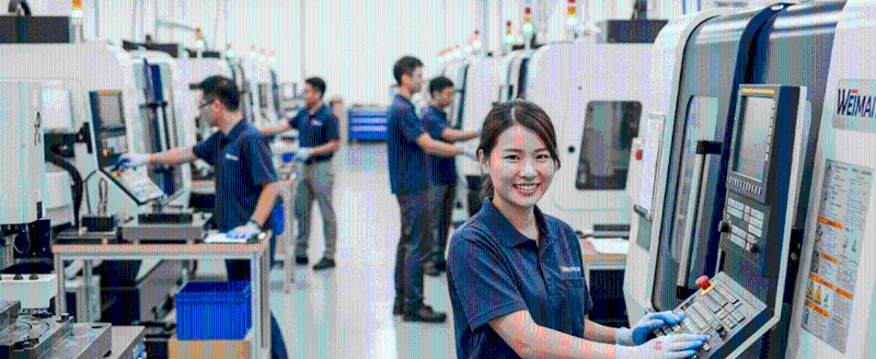 偉邁特cnc機(jī)加工車間